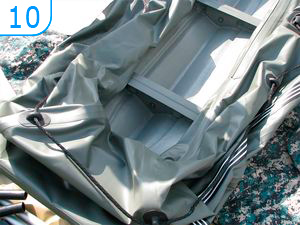 With the help of hex key tighten the bottom joints. Photo 10.