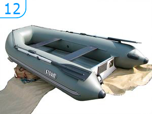 Set the seats and the oars. RIB is ready for usage! Photo 12.