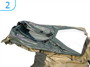 Раскладываем складной RIB. Фото 2.